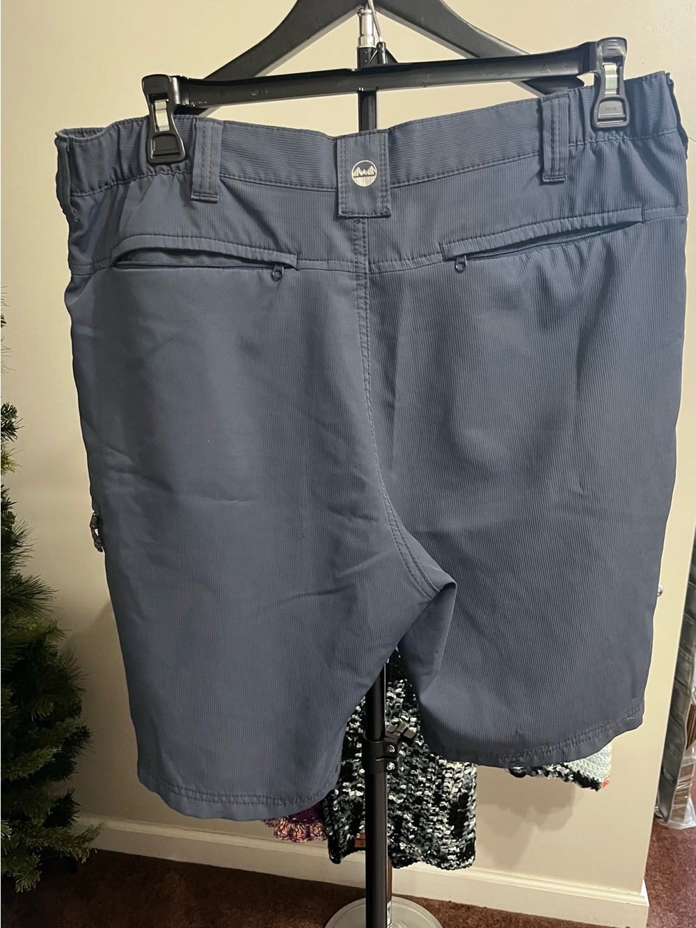Wrangler Men's Cargo Shorts - Slate Blue - Picture 2 of 7